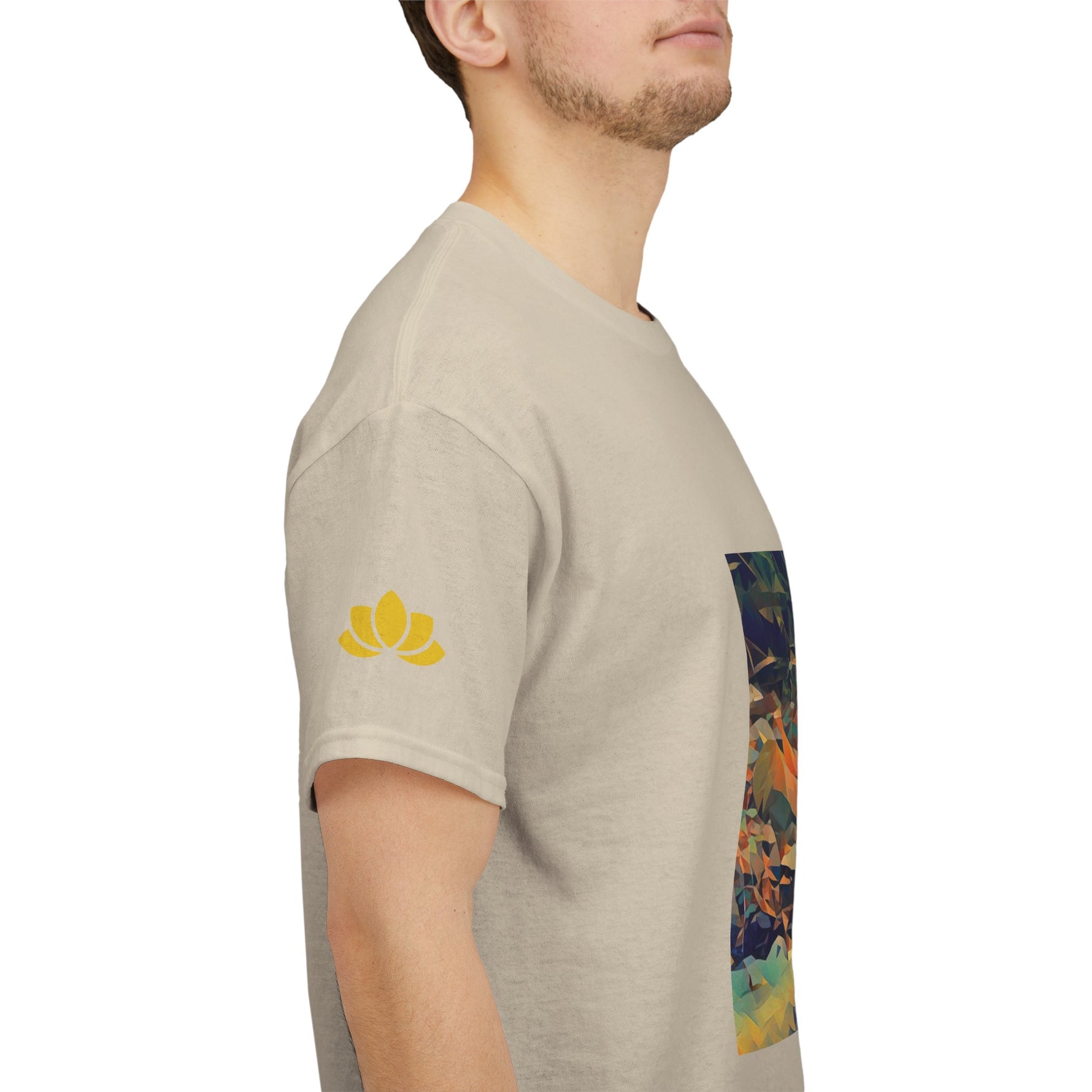 Unisex Heavy Cotton Tee - Poly Art - Stone Balance