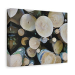 Stretched Matte Canvas - Wooden Trunks (Variant 1)