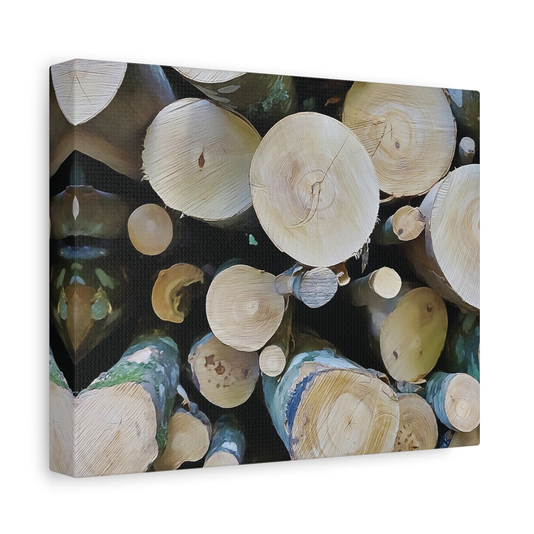 Stretched Matte Canvas - Wooden Trunks (Variant 1)