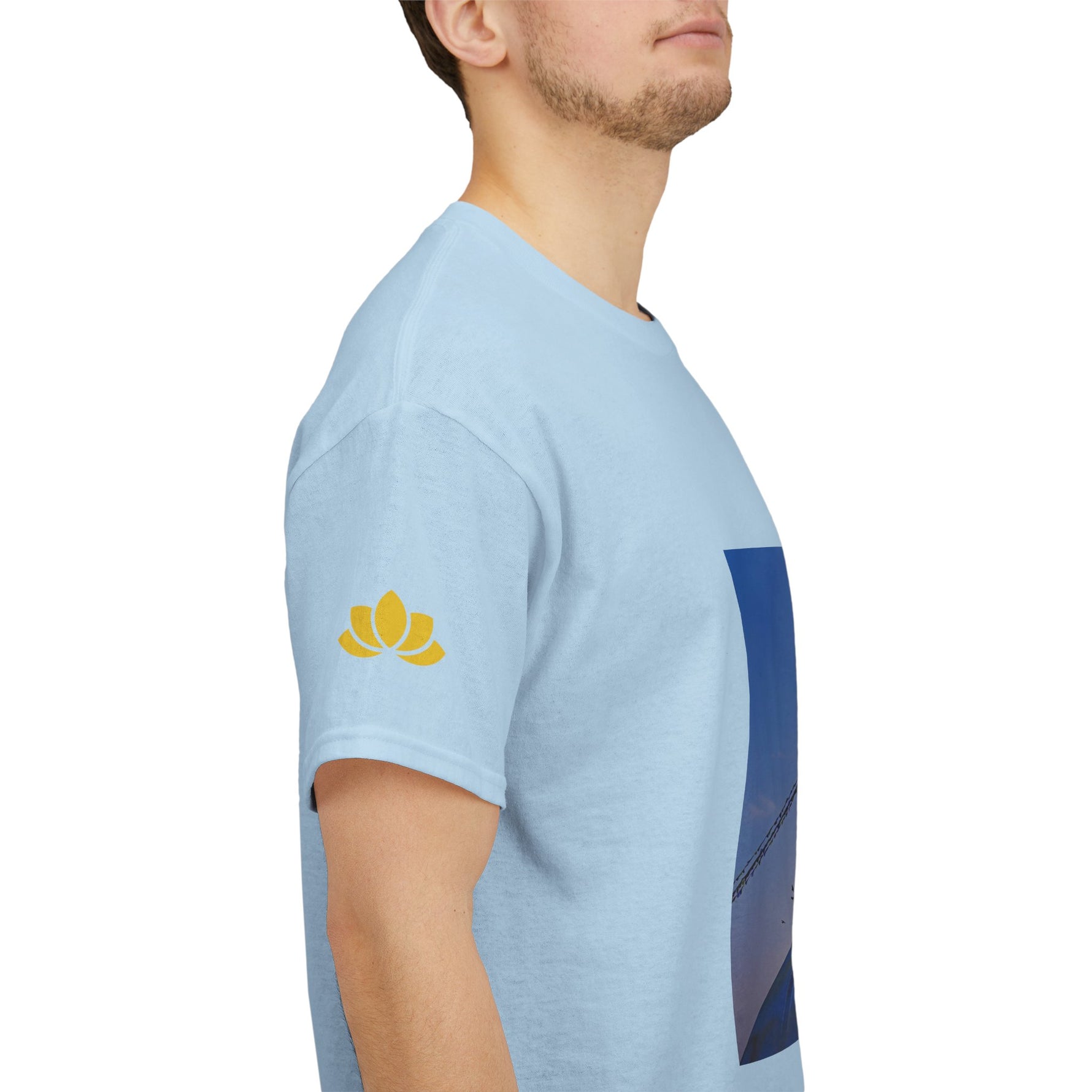 Unisex Heavy Cotton Tee - Nepal, Buddha's Eyes (Variant 6)
