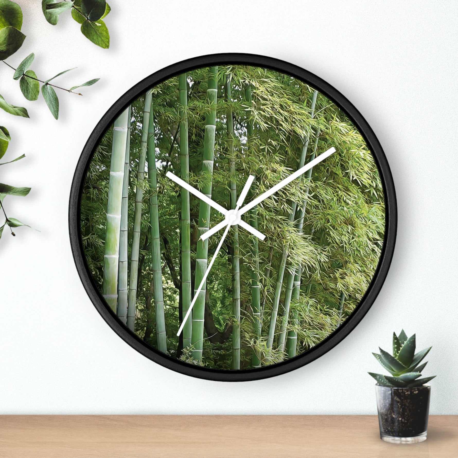 Wall Clock - Bamboo (Variant 1)