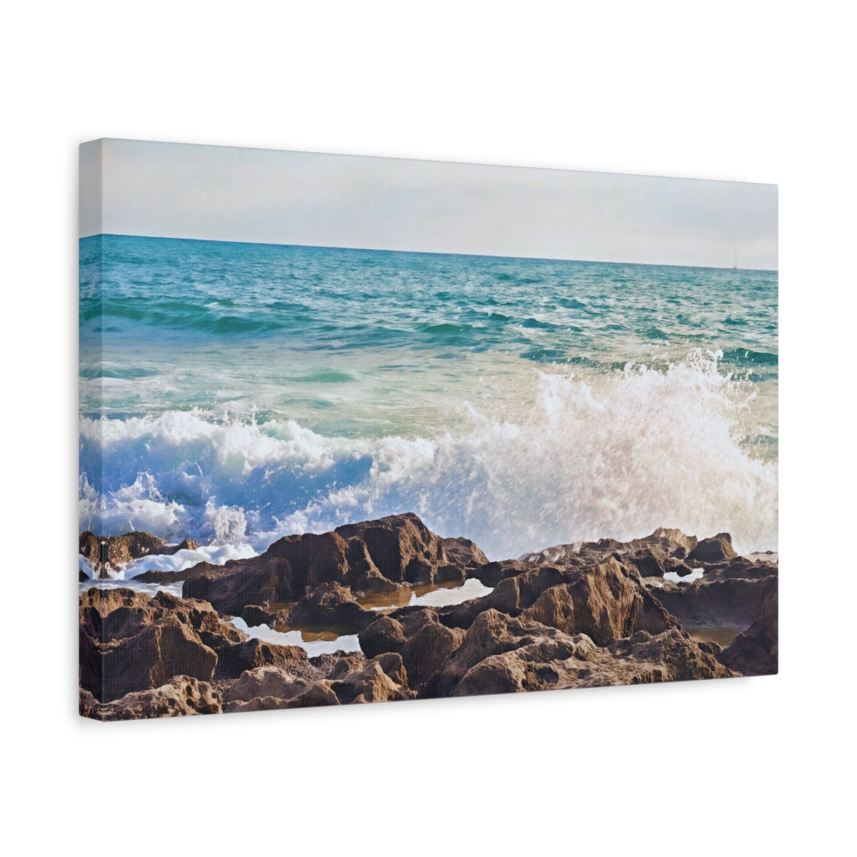 Stretched Matte Canvas - Sea (Variant 08)