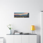 Stretched Matte Canvas - Poly Art - Tuscan Landscape (Variant 1)