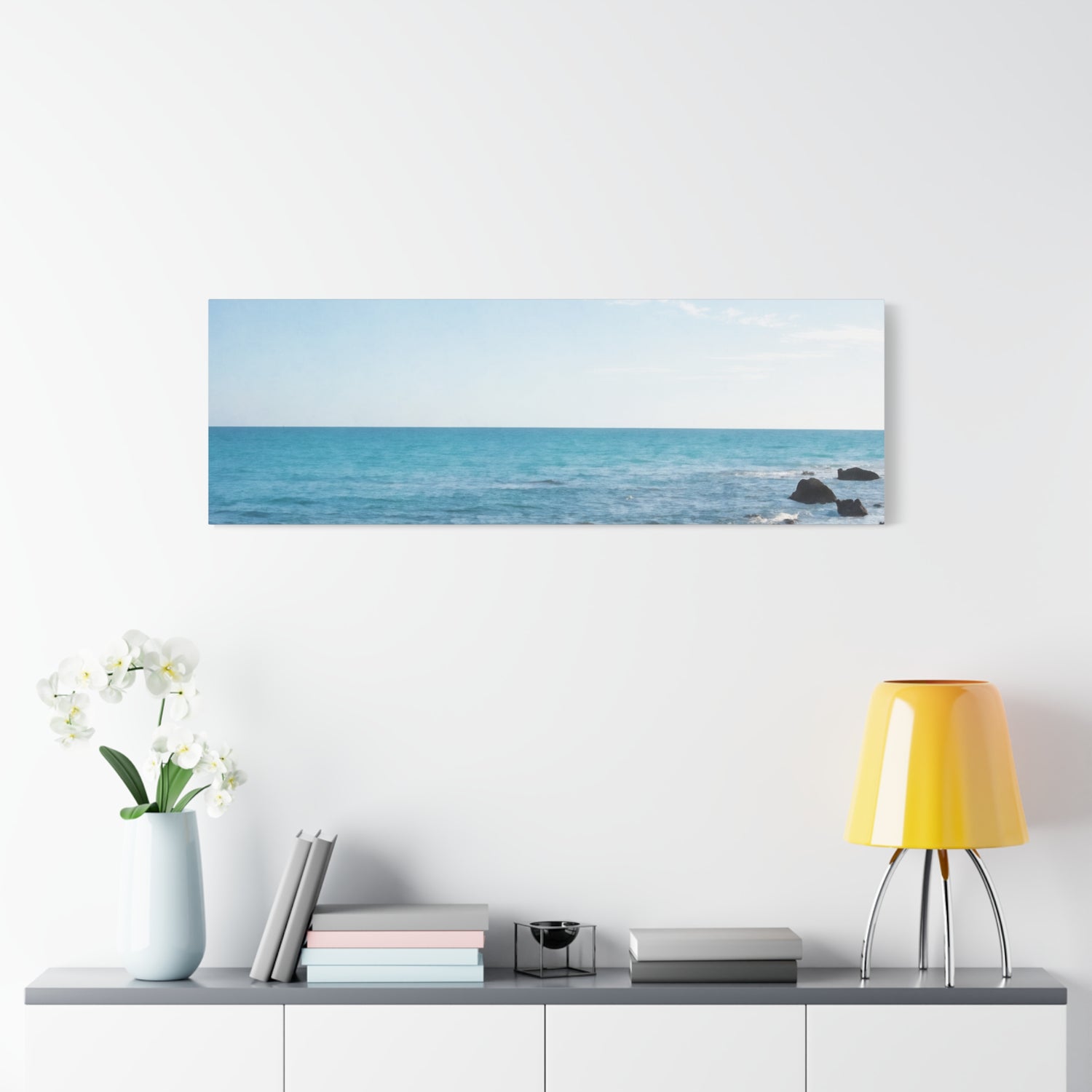 Stretched Matte Canvas - Sea (Variant 07)
