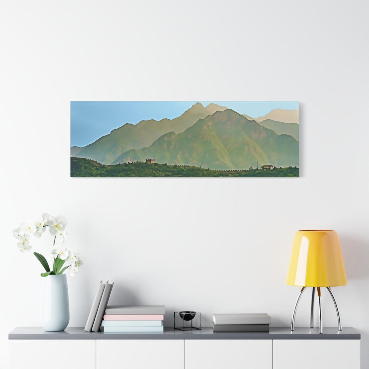 Stretched Matte Canvas - China's Great Wall