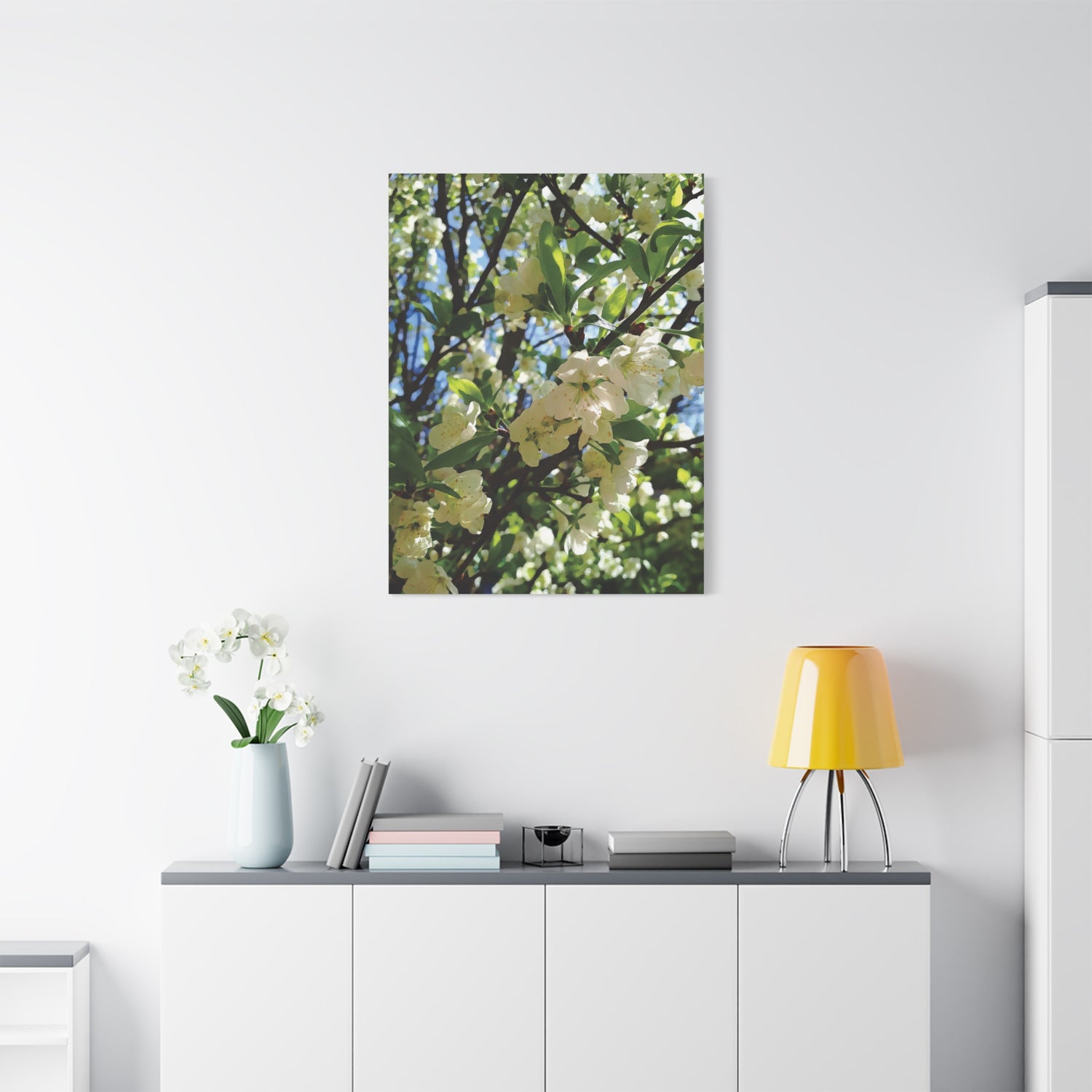 Stretched Matte Canvas - Apple's Tree Flower