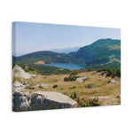 Stretched Matte Canvas - Rila Lakes (Variant 2)