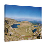 Stretched Matte Canvas - Rila Lakes (Variant 3)