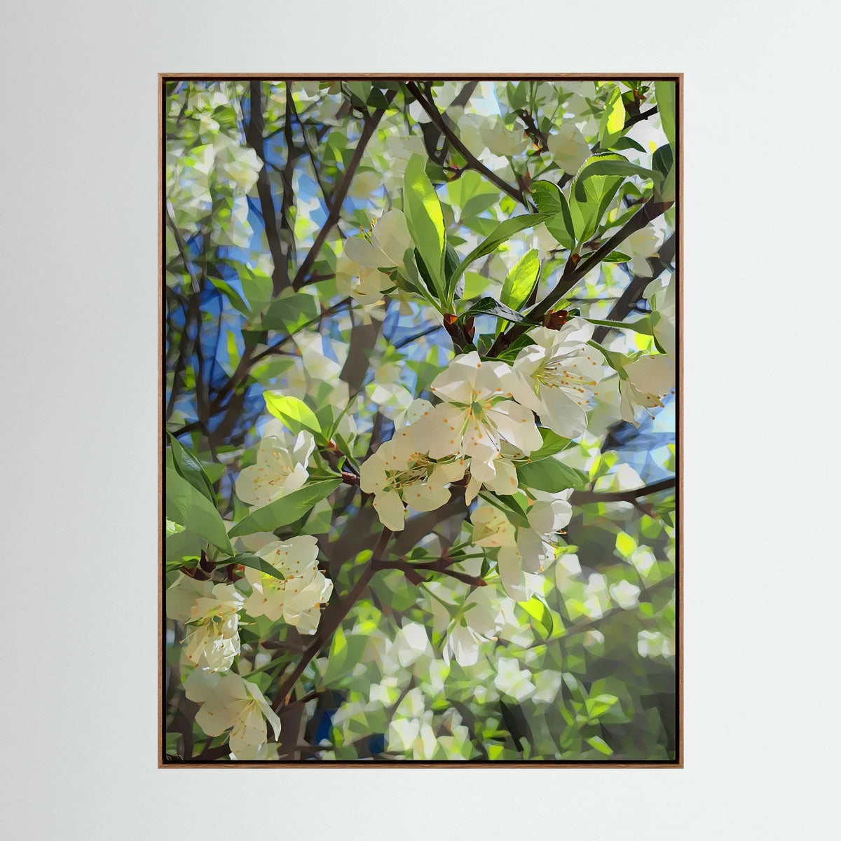 Apple Blossoms, Day Light | Poly Art
