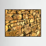 Stone Wall at Sunset