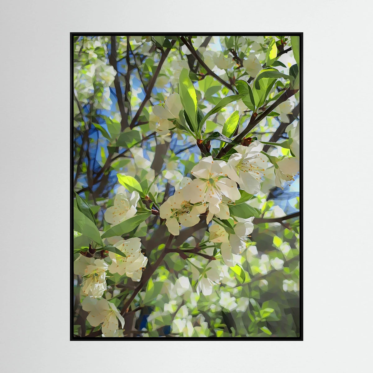Apple Blossoms, Day Light | Poly Art