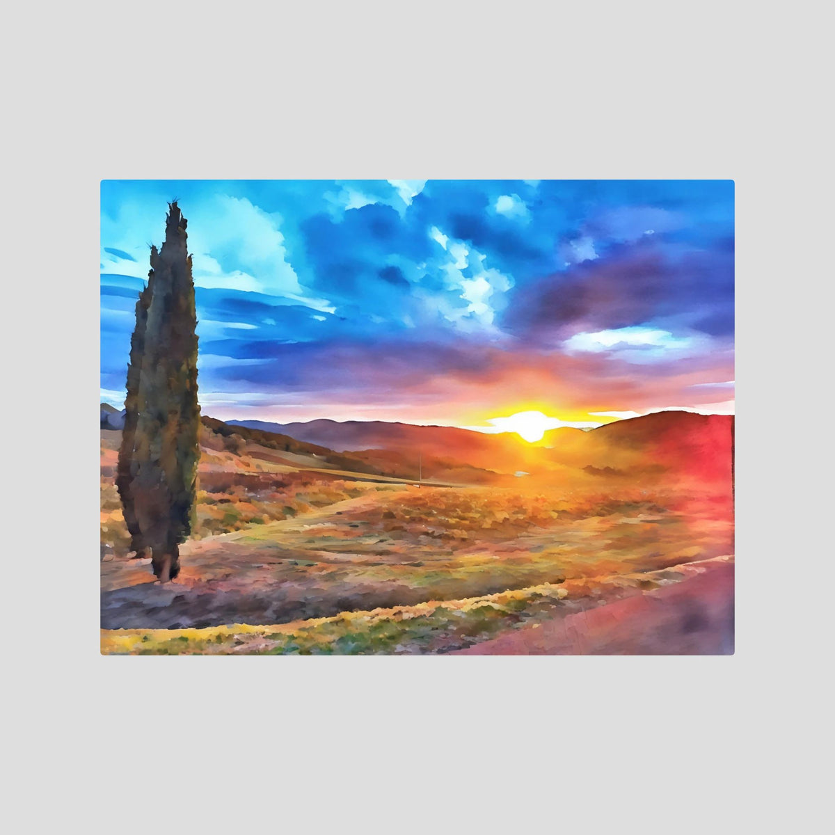 Tuscany, Golden Sunset