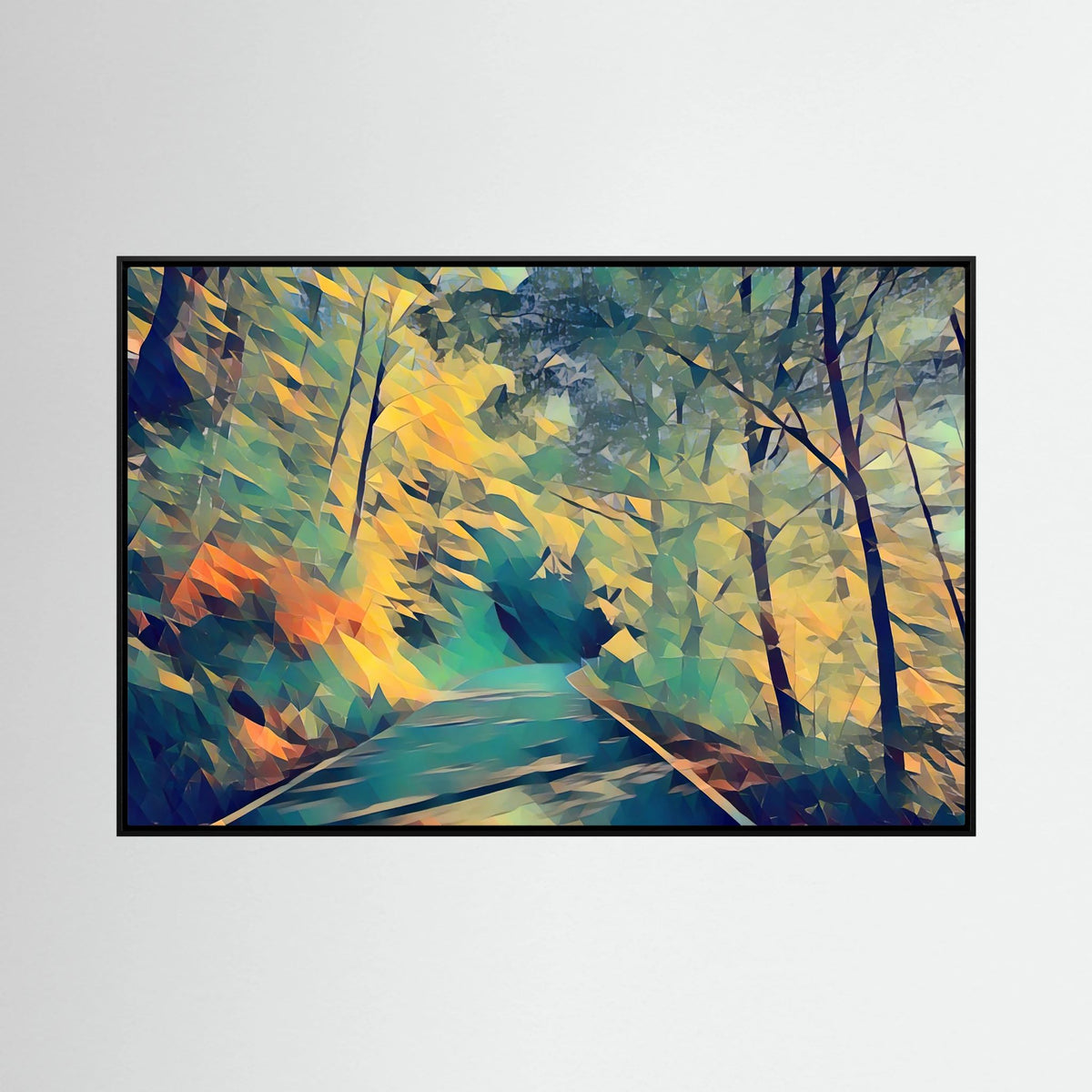 Forest Road, Autumn | Poly Art