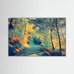 Forest Road, Autumn | Poly Art