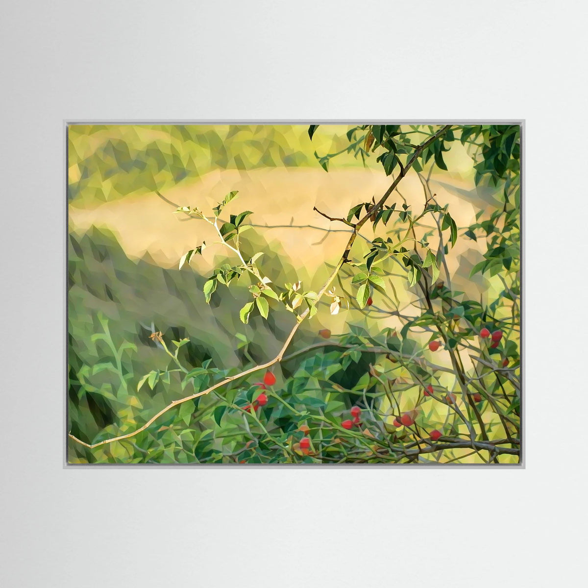 Rosehip | Poly Art