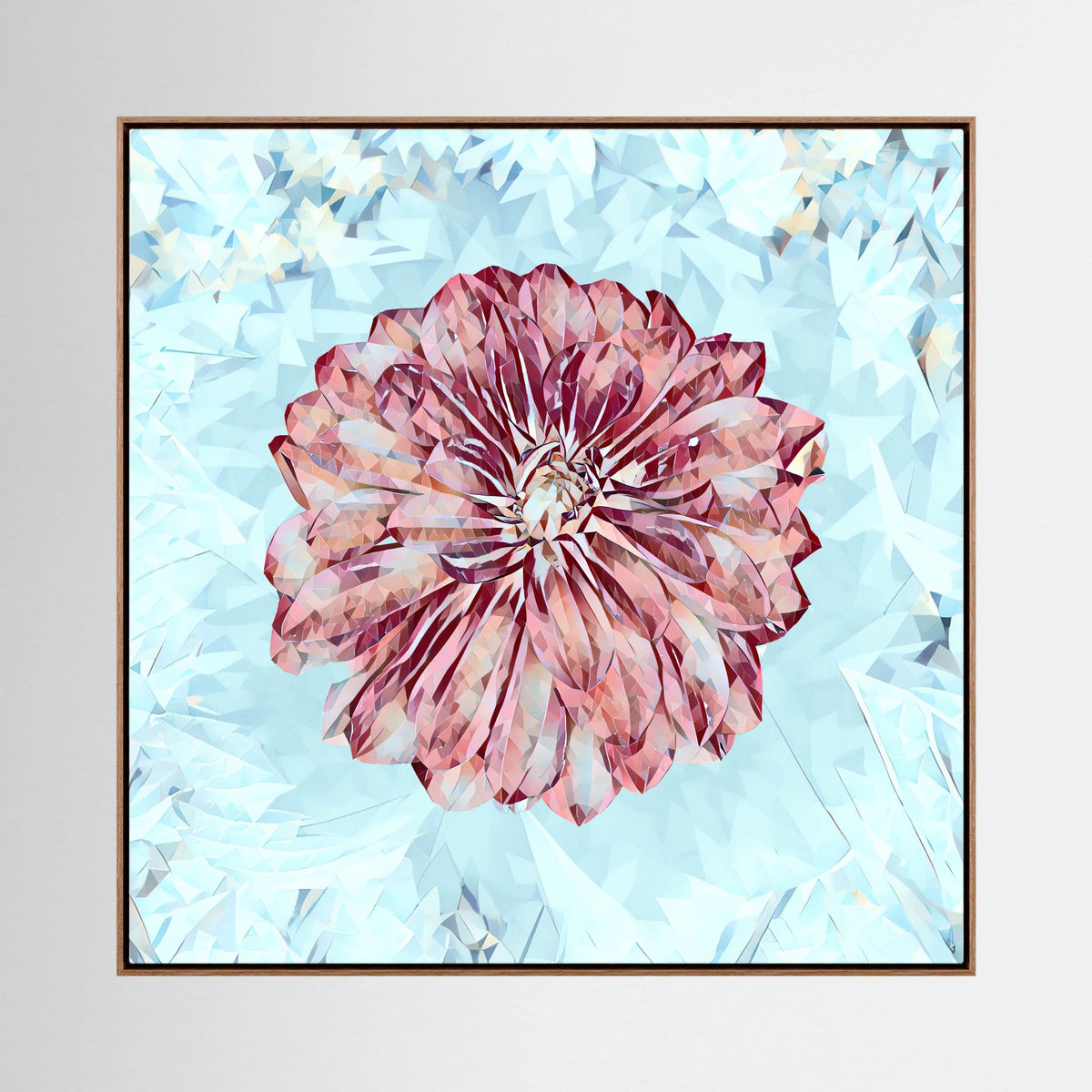 Dahlia, Glacial White | Poly Art