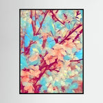 Apple Blossoms, Light Blue | Poly Art