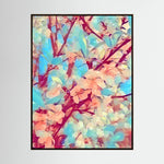 Apple Blossoms, Light Blue | Poly Art