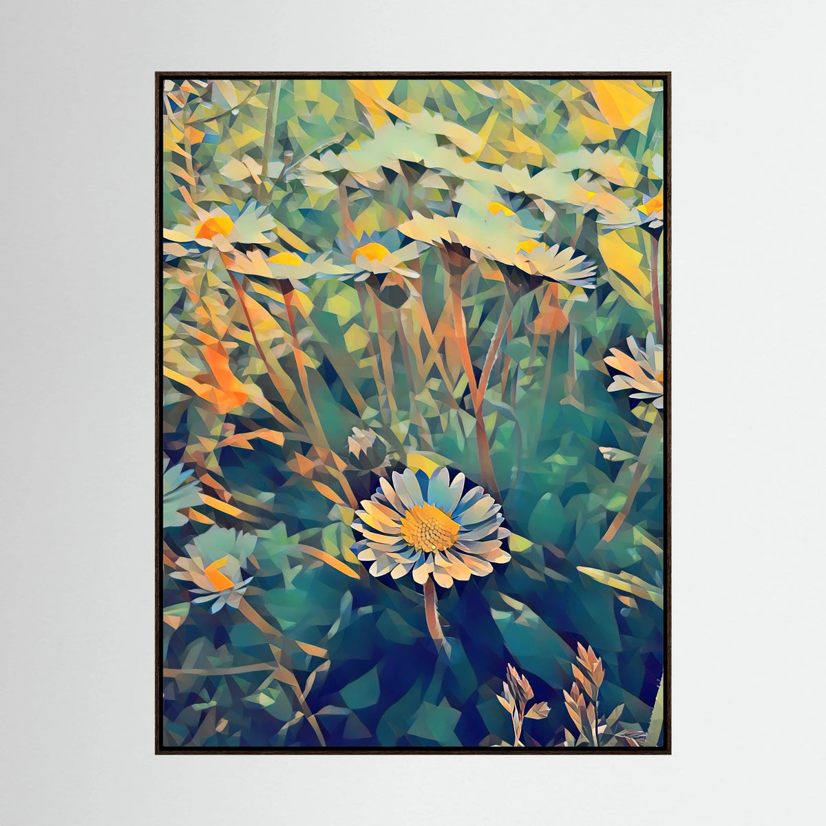 Daisy, Sunset Light | Poly Art