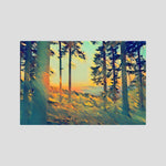 Sunset, Azure | Poly Art