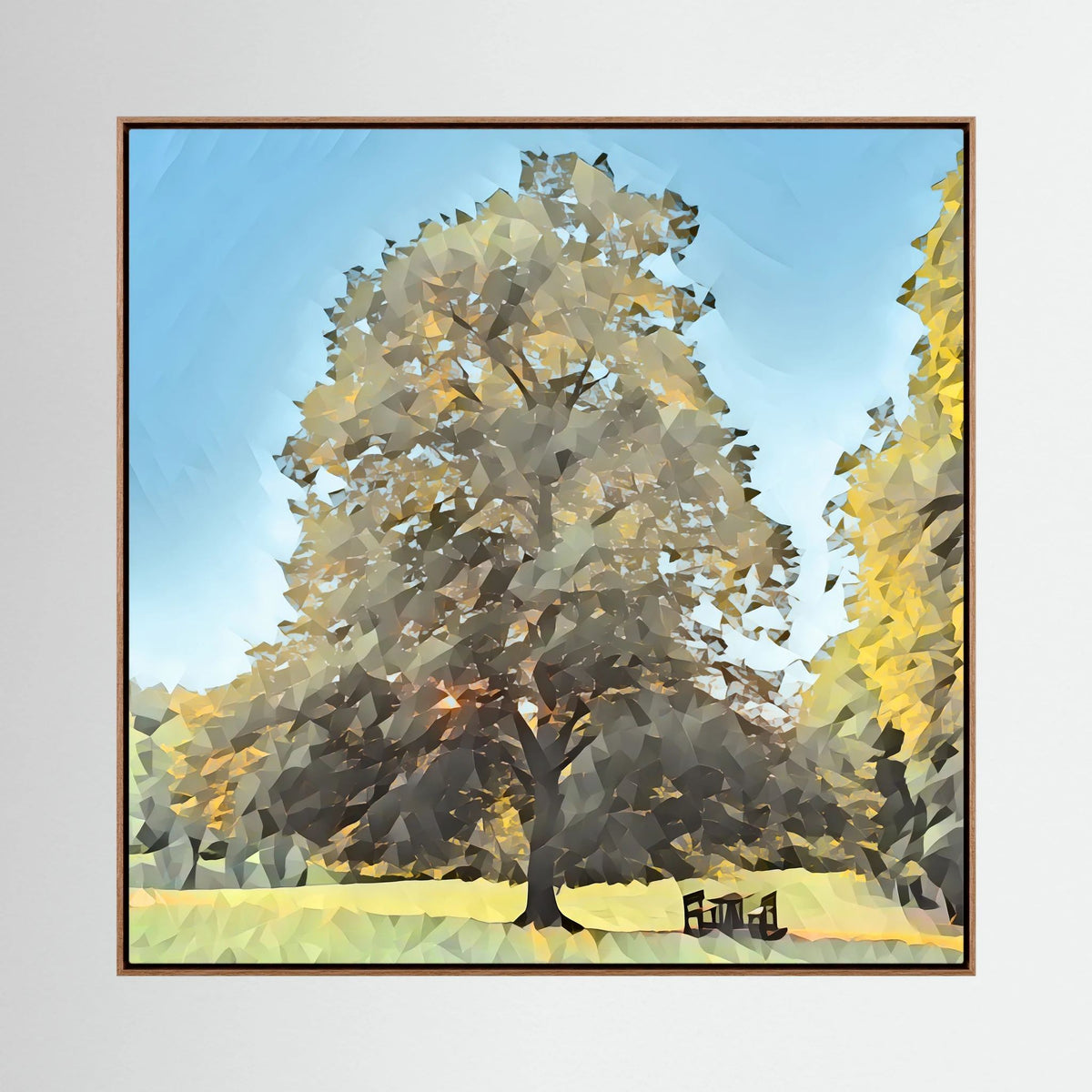 Rooted in Light | Poly Art