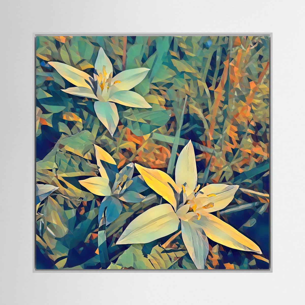 Ornithogalum, Sunset Light | Poly Art