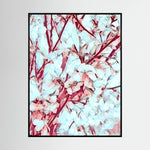 Apple Blossoms, Glacial White | Poly Art