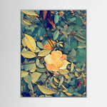 Rose, Sunset Light | Poly Art