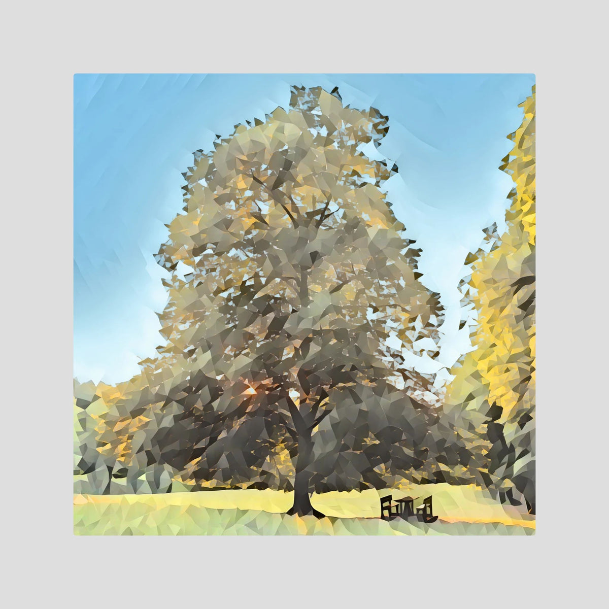 Rooted in Light | Poly Art