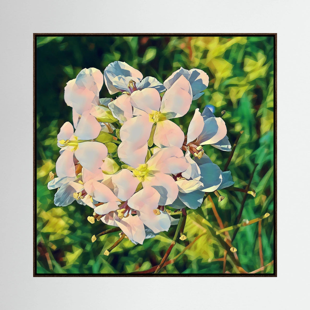 White Blossom | Poly Art