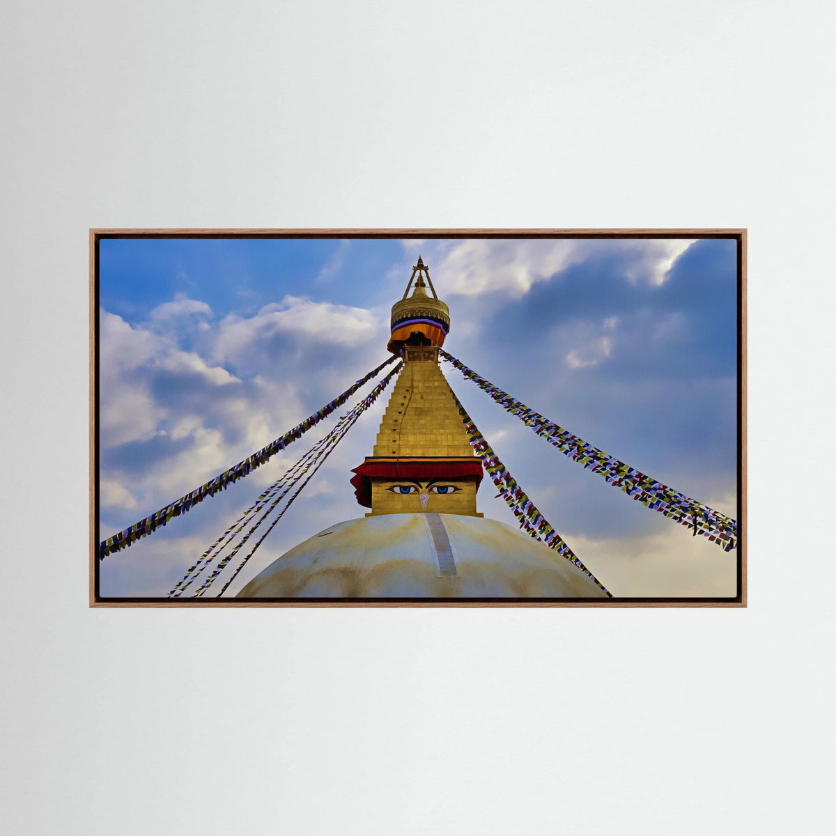Nepal, Buddha Stupa, Ethereal Sky